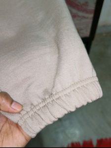Greyish Brown Winter Joggers