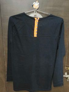 Black Graphic Long Sleeve Tee