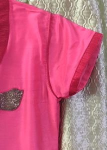 Pink Embellished Top