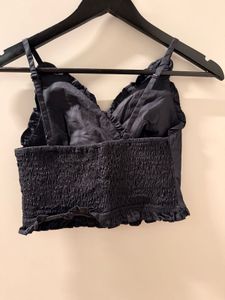 VERO MODA V neck Ruffled Crop Top