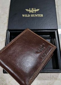WILD HUNTER LEATHER WALLET ( COFFEE CRUNCH )