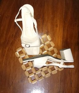 Elegant White Slingbacks