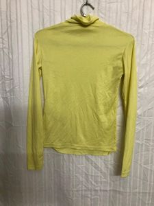 Yellow High Neck T Shirt