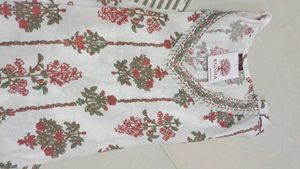 Floral Print Kurta