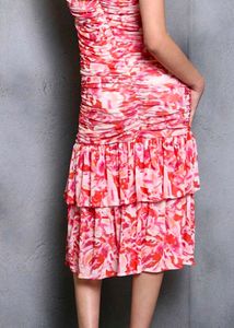 Floral Cutout Midi Dress