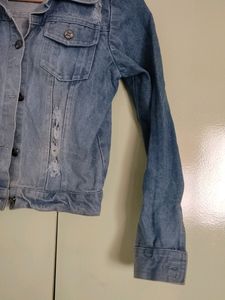 blue faded Jackets &amp; Overcoats