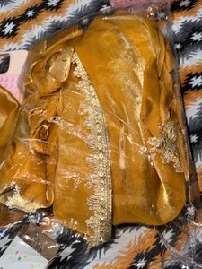 yellow heavy design sharara