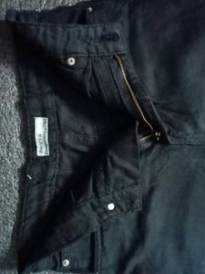 Wide Leg Black Jeans