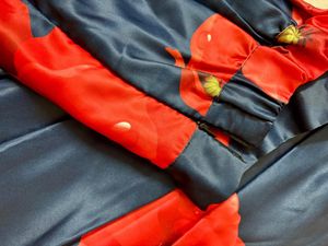 Floral Print Pleated Skirt