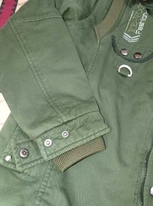 Green Hoddied Jacket