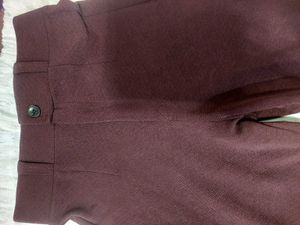 Maroon Trousers