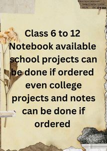 SCHOOL NOTES AND PROJECTS
