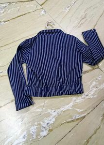 Striped Blazer &amp; Pants Set