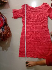 chikenkari Short Kurti
