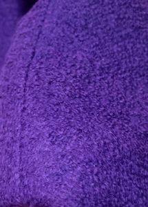 Purple Wool Blend Coat