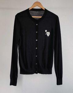 Classic Black Cardigan