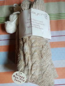 Cozy Cable Knit Socks New 10/10