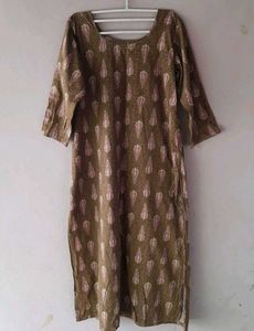 Pure Cotton Kurta Set(bust 40-42)