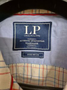 Louis Phillipe Checkered Shirt | 44
