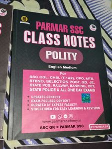 Parmar SSC Class Notes - Set of 6