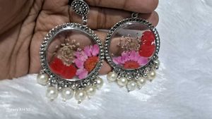 Resin Jhumka Black Color
