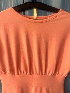 Peach Bodycon Dress-L
