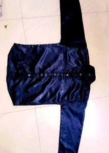 Satin Button-Up Shirt