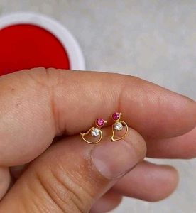 Beautiful New Parrot Desine Studs