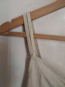 Beautiful Cream Mini Dress With Side Slits