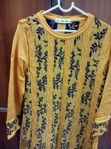 Woolen Soft Long Frock Kurti