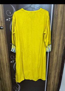 Mustard Yellow Kurti