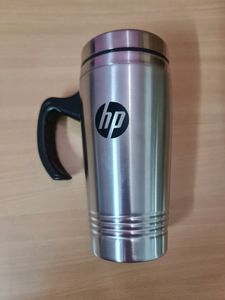 HP 400ml Stainless Steel Travel Mug