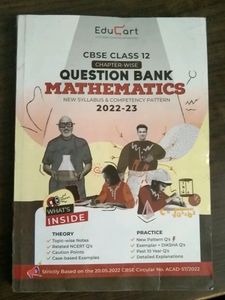 Class 12 Mathematics Question Bank Educart 2023 Edition Based On Latest Education Poliy