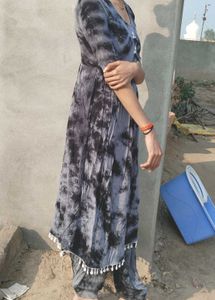 Tie-Dye Print Kurta &amp; Pant Set