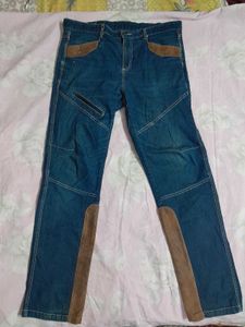 Cowboy Suede Denim Jeans