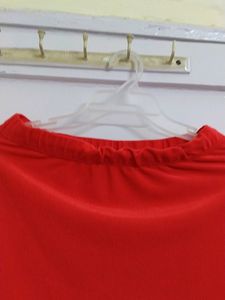 Long Knee Slit Skirt