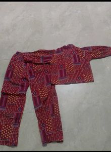 Cute womens Red Printed Outfit