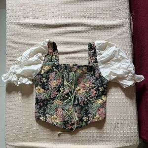 Floral Corset Top