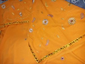 Elegant Floral Saree