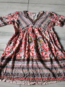 Boho Print Dress