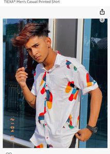 Casual Printed Shirt For Men’s