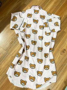 Cute Teddy Nighdress ( Fits Bust Till 32  Upto 38)