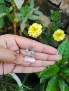 Sliver Studs With Hallmark