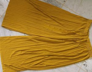 Mustard Colour Palazzo For Girls/Women