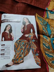 Brown Dress Material