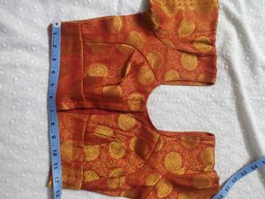 Grey And Red Banarasi Saree