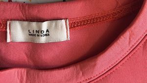 Coral Oversized Crewneck