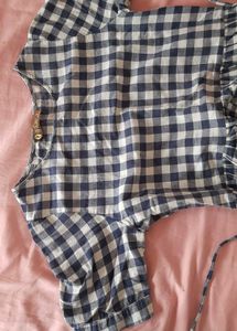 Gingham Ruffle One Piece