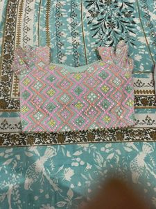 🔥 Multicolour Gotta patti Work Jaipuri Lahenga🔥