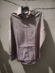 Lacoste Shirt 👕 Chest 42 Inch Length 28.5 Inc